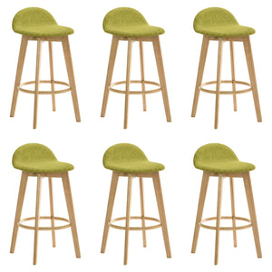 Vera - Upholstered Wood Counter Height Barstool