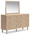 Cielden - Dresser And Mirror - Two-Tone