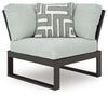 Beachloft - Corner With Cushion - Black / Gray