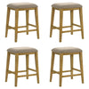 Jane - Contemporary Transitional Wood Counter Height Kitchen Bar Stool