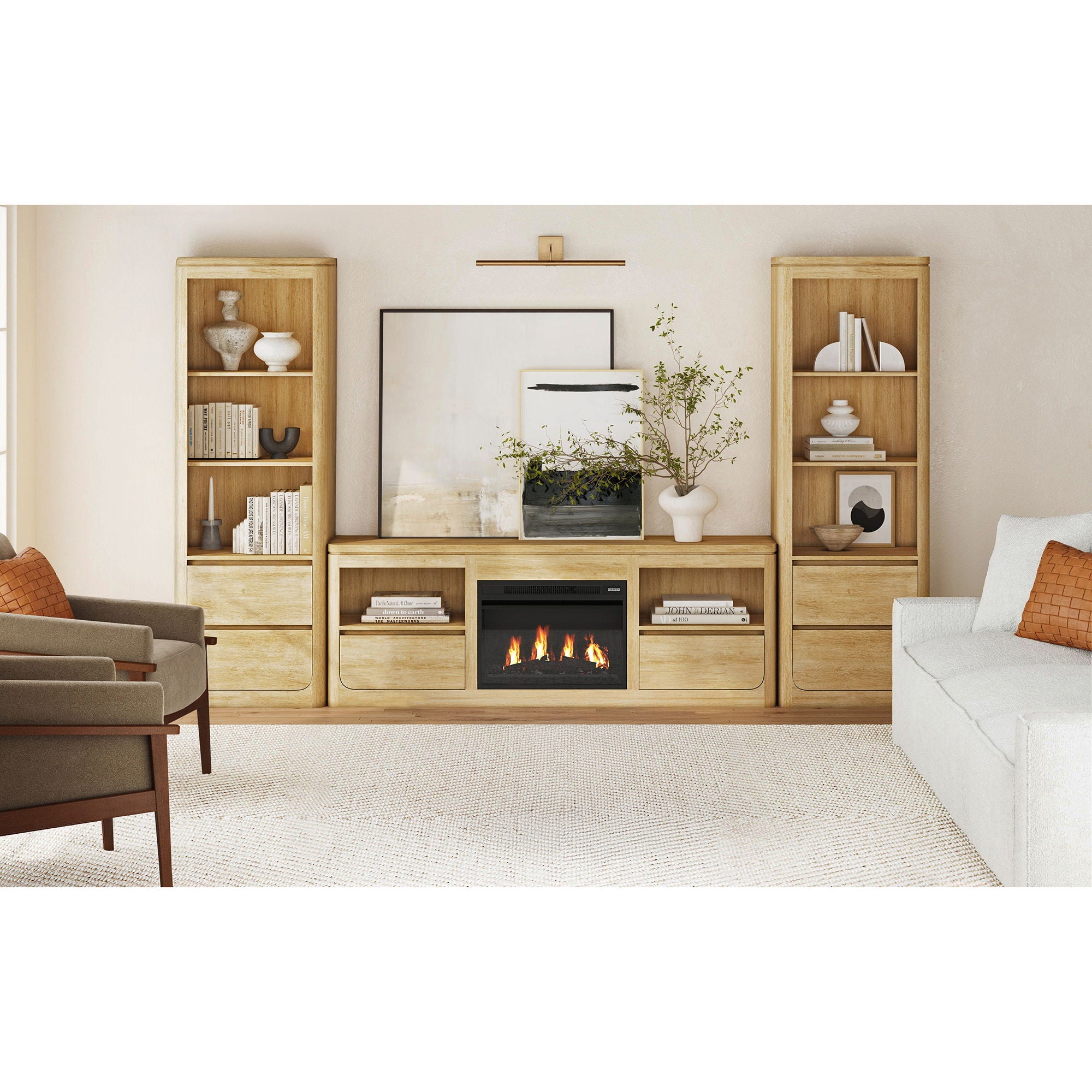 Rosalie - 4 Piece Entertainment Unit With 71" TV Console