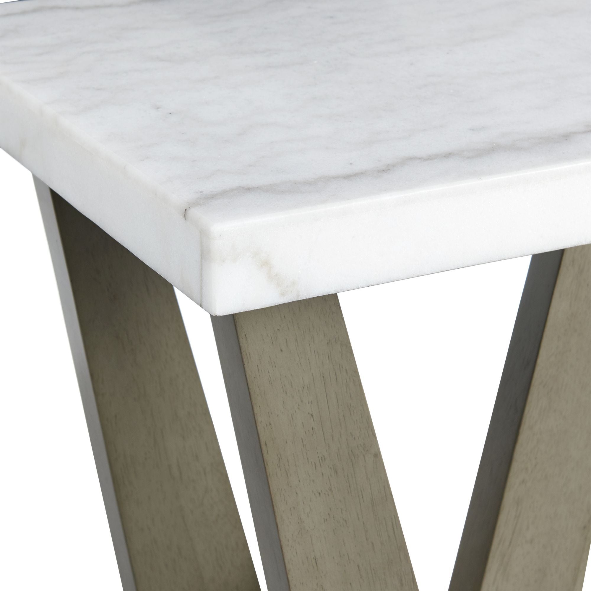 Greta - 2 Piece Occasional Table Set (Coffee Table And End Table) - Gray