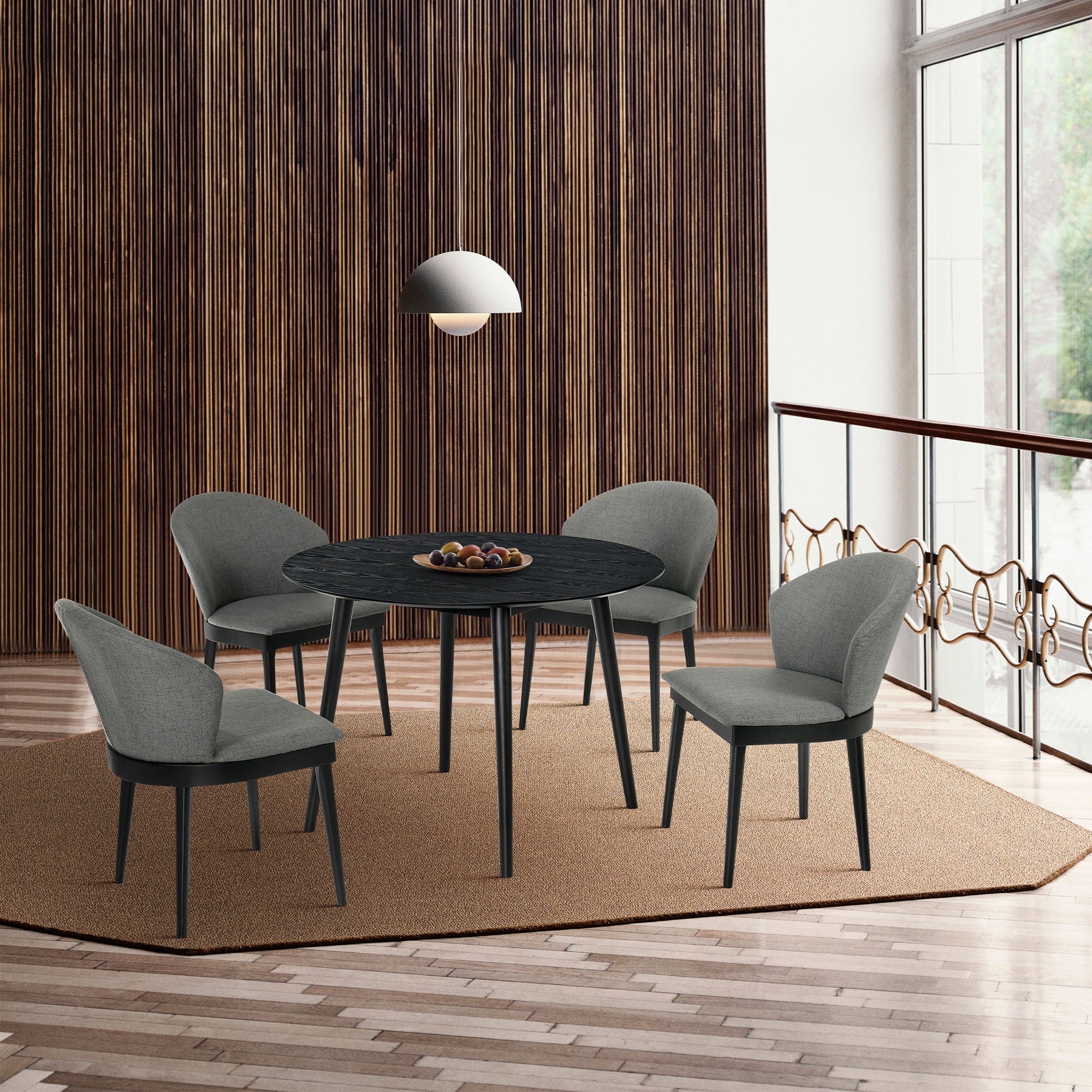 Arcadia - Dining Room Set With Black Table
