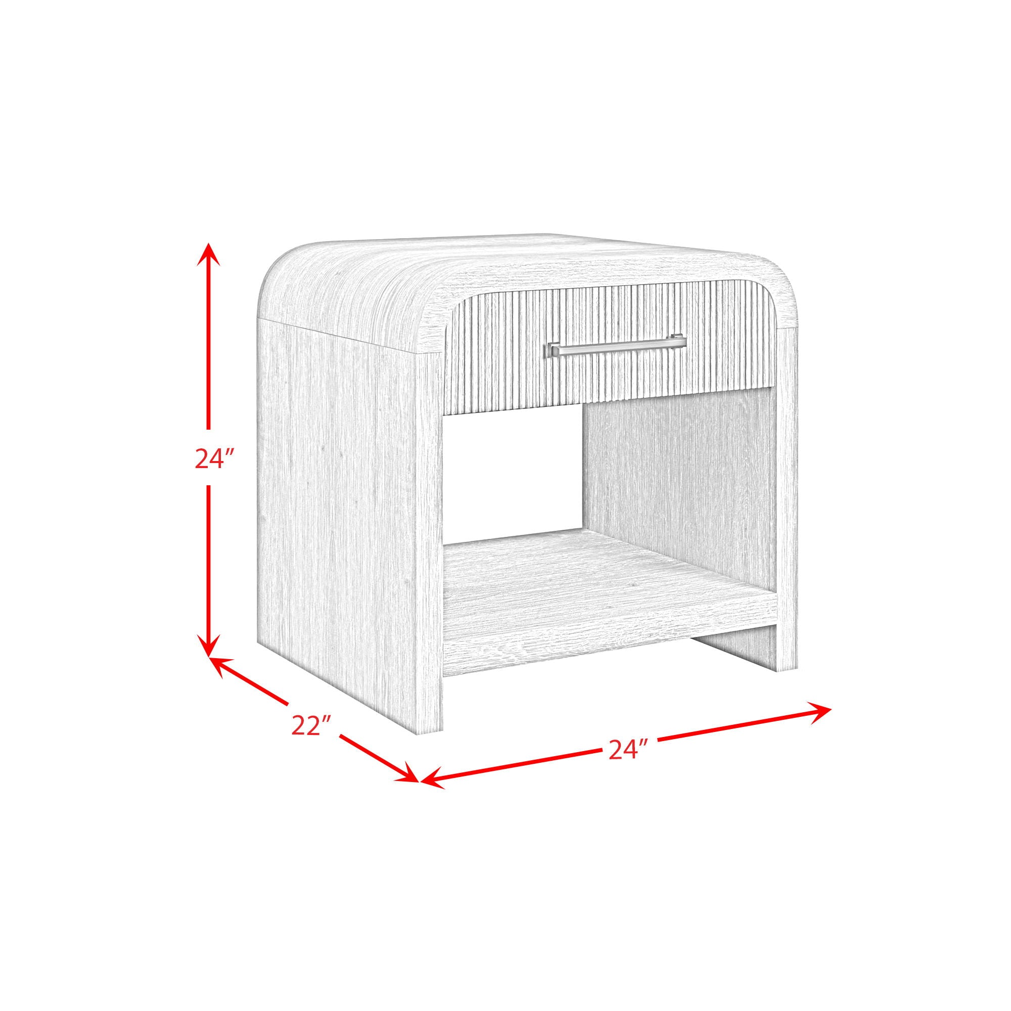 Ridgemont - End Table With USB