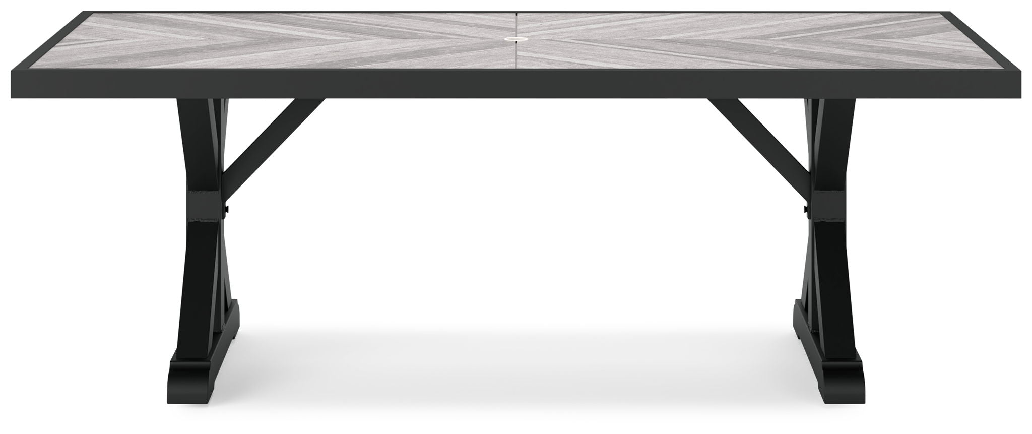 Beachcroft - Rect Dining Table W/Umb Opt