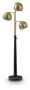 Sorcha - Metal Floor Lamp - Gold Finish / Black