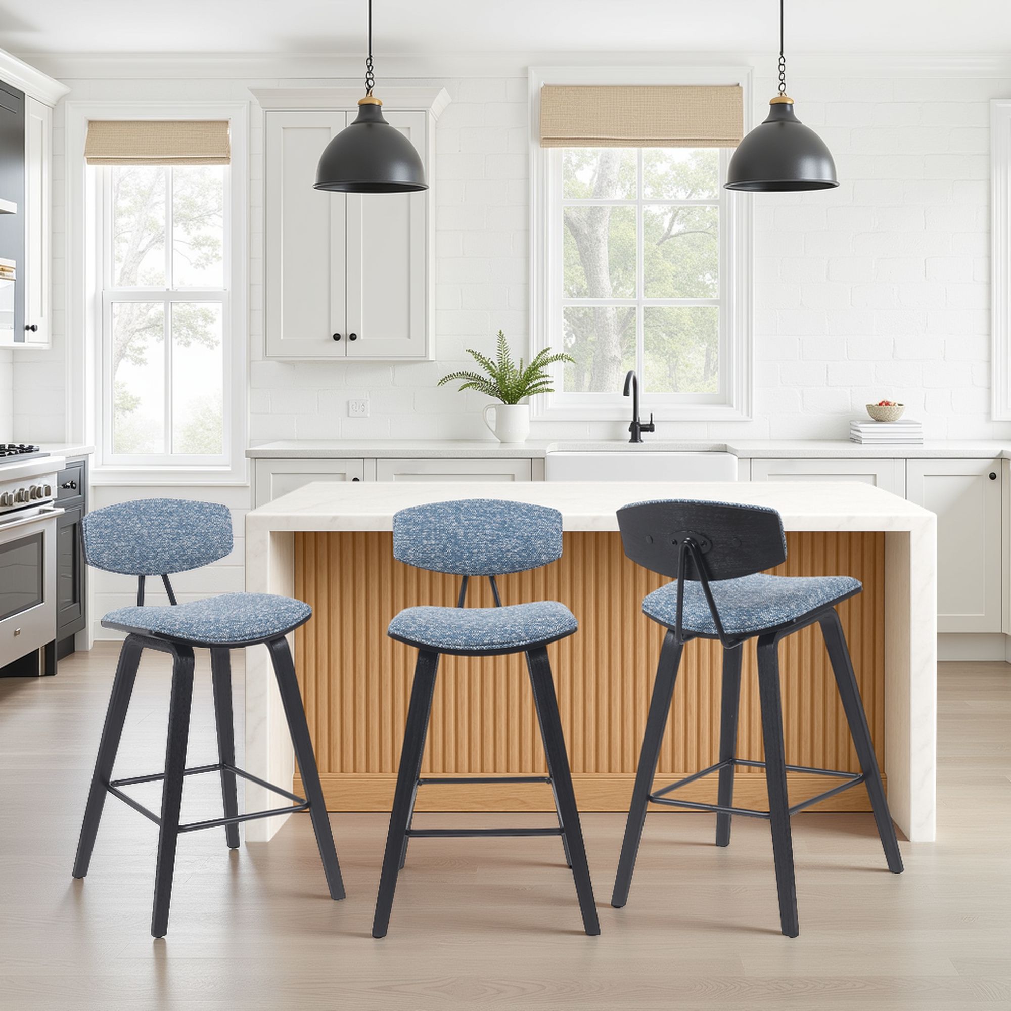 Fox - Mid-Century Modern Counter Stool