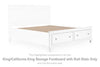 Fortman - King/California King Storage Footboard With Roll Slats - White