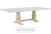 Bolanburg - Dining Room Table Base - Brown / Beige