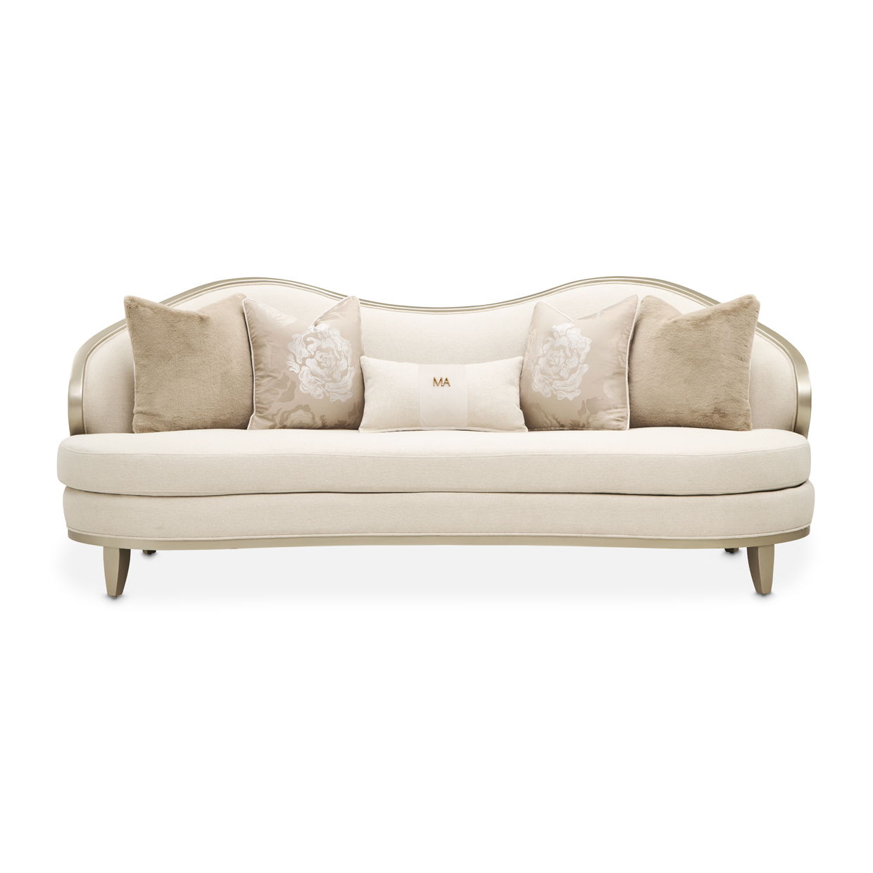 Camellia Field - Sofa - Cornsilk / Caramel