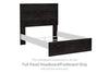 Belachime - Full Panel Headboard/Footboard - Charcoal