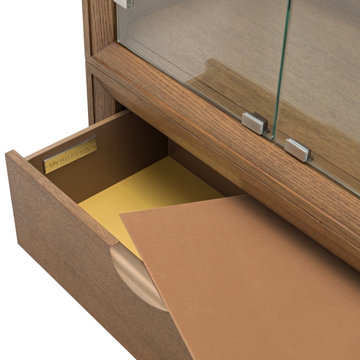 Portrait - Display Cabinet - Sienna Brown