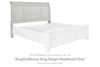 Robbinsdale - King/Cal King Sleigh Headboard - Antique White