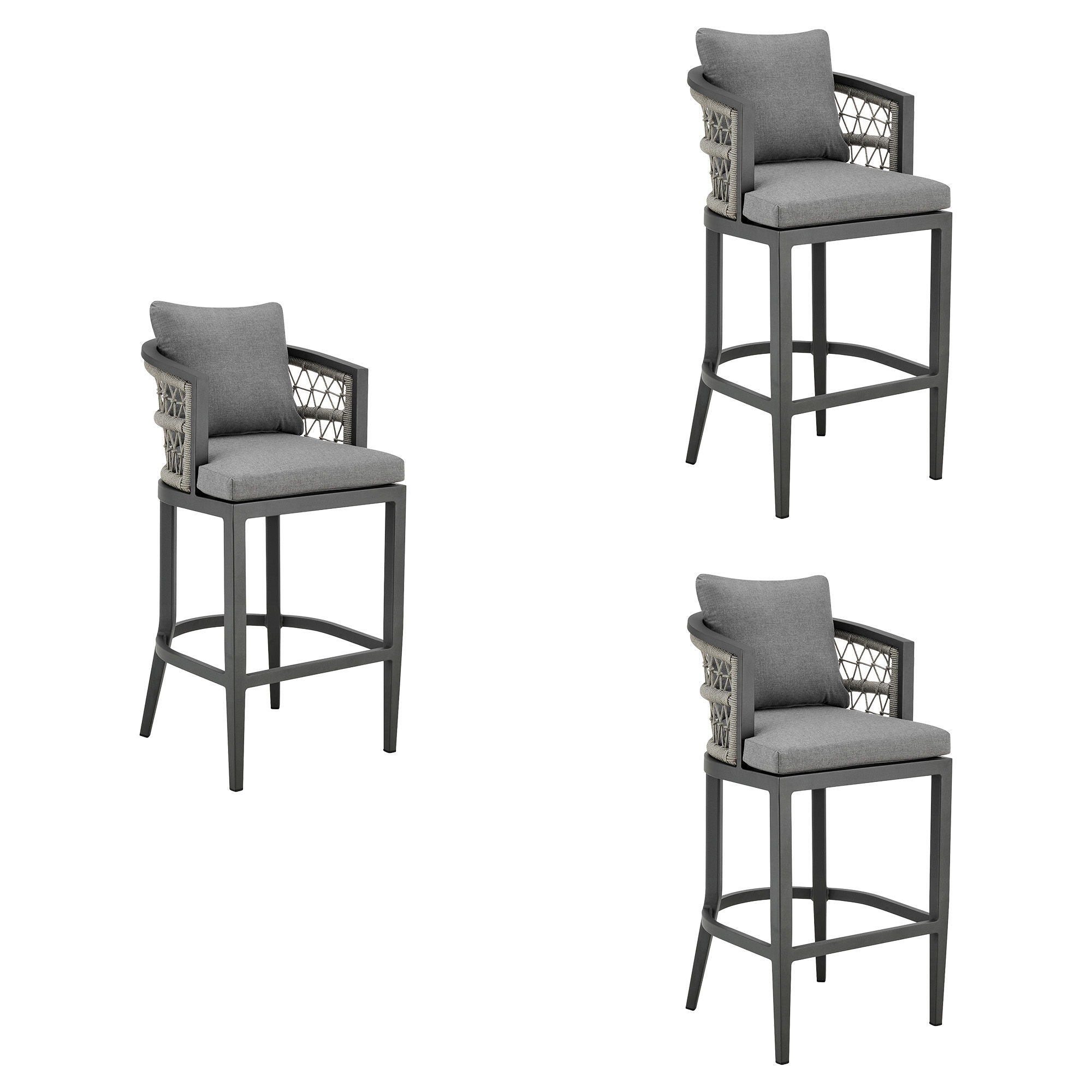 Zella - Outdoor Patio Bar Stool Set