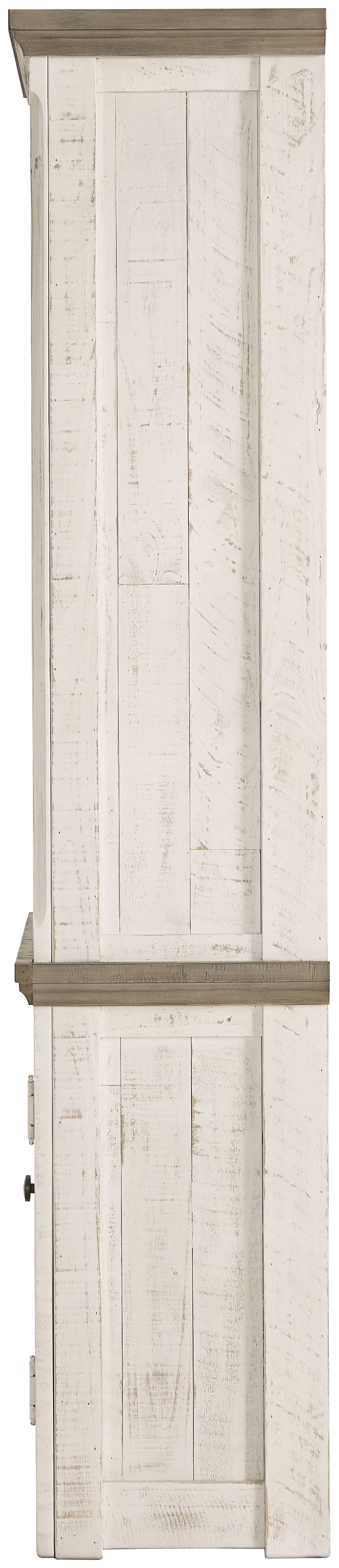 Havalance - Left Pier Cabinet - Brown / Beige