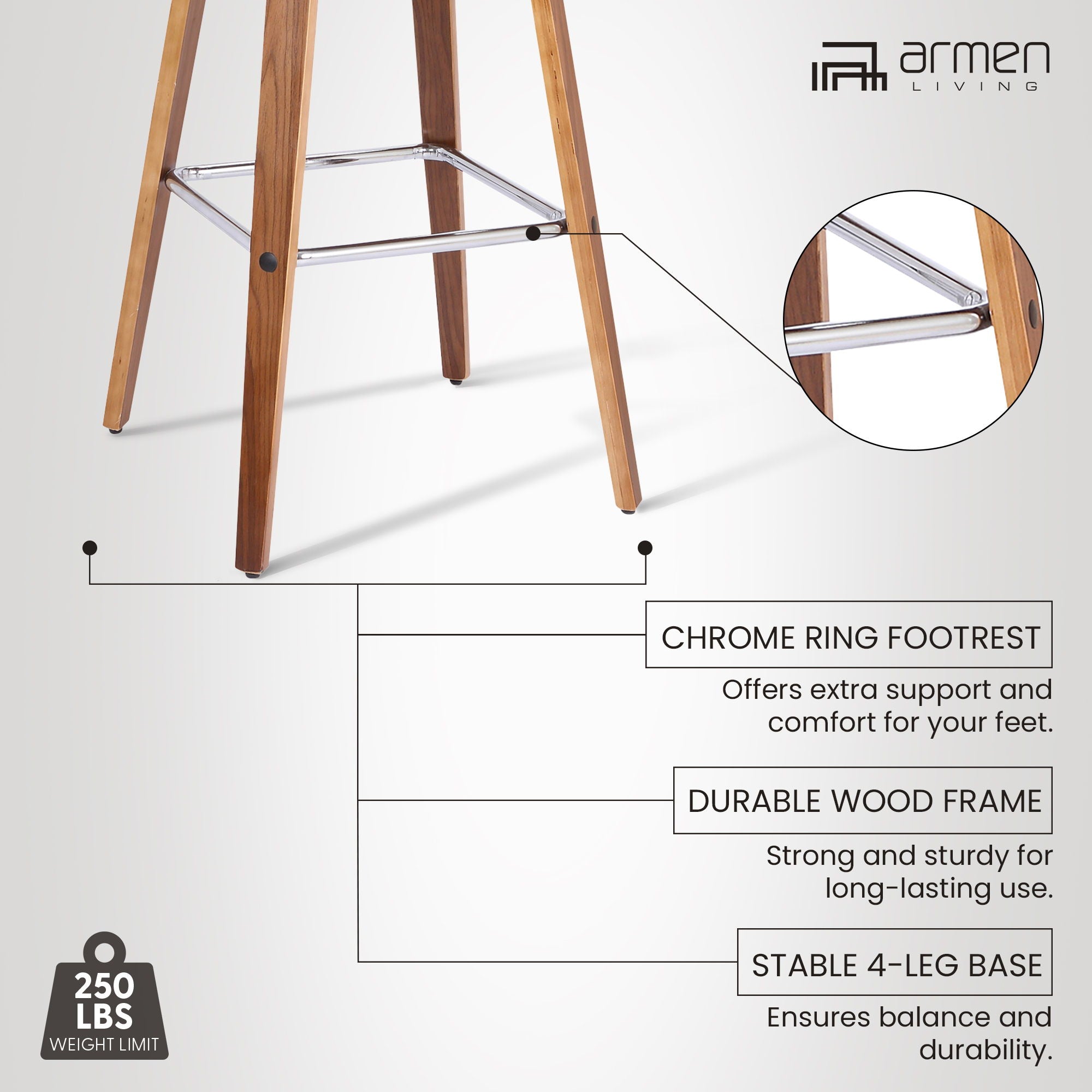 Tyler - 26" Counter Height Swivel Bar Stool