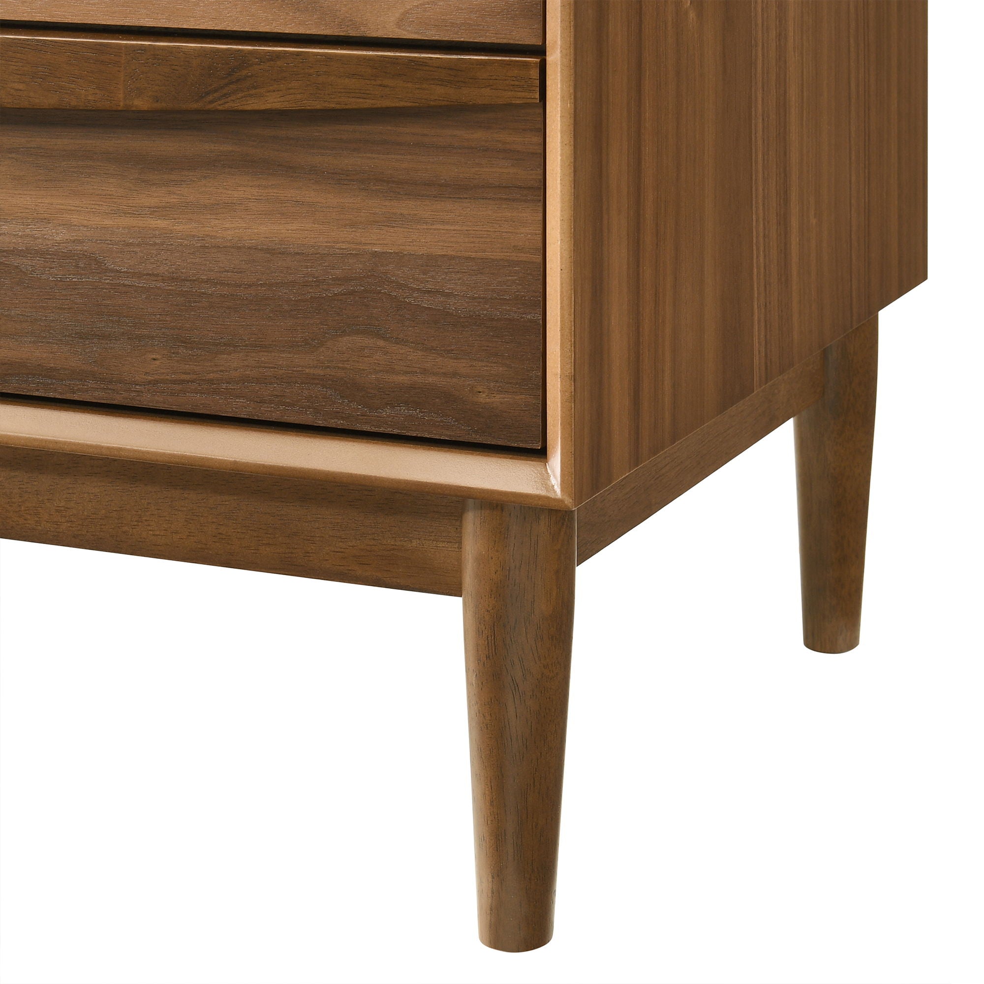 Artemio - 2 Drawer Wooden Nightstand With Shelf