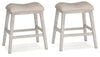 Skempton - Upholstered Stool (Set of 2) - White