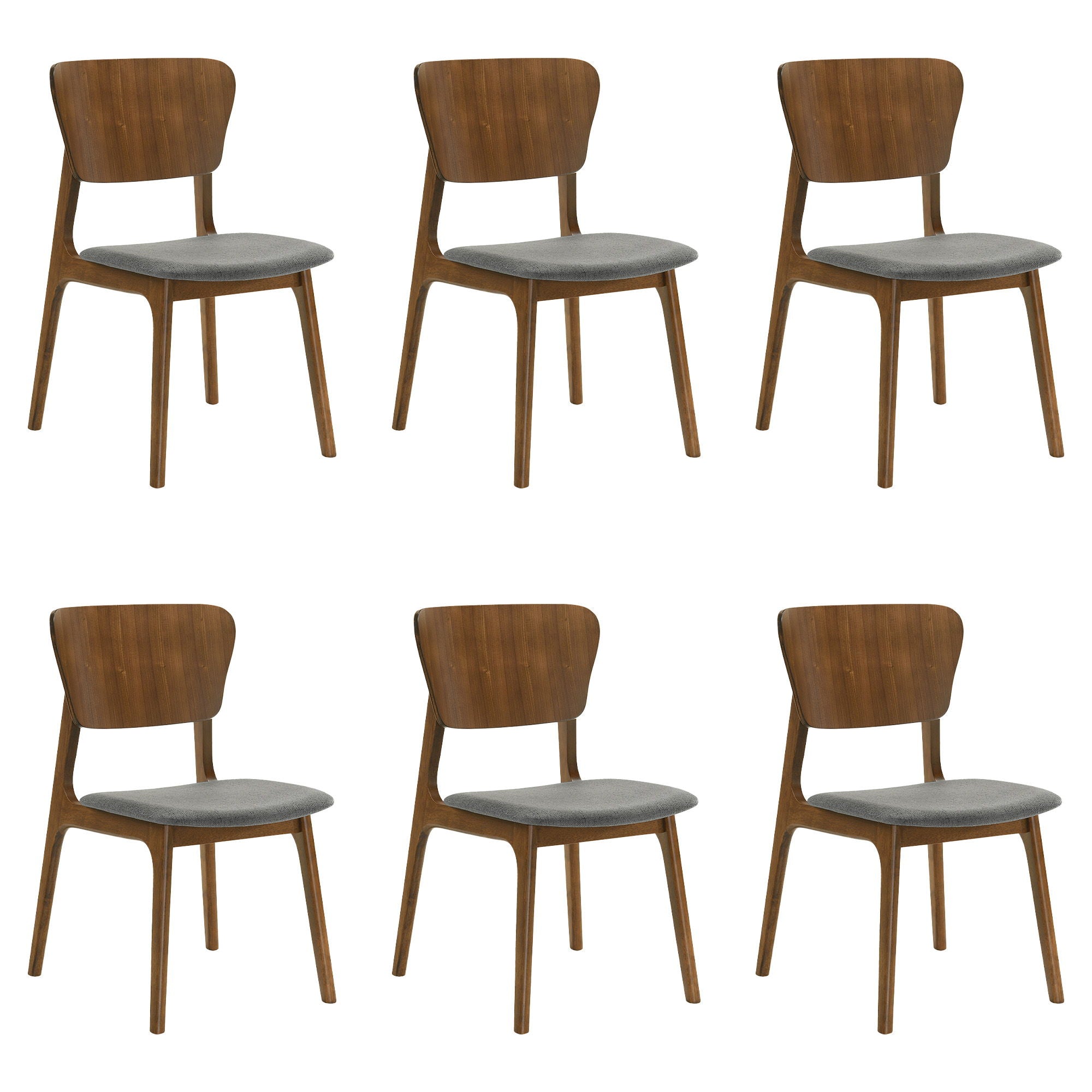 Kalia - Dining Chair With Walnut Frame