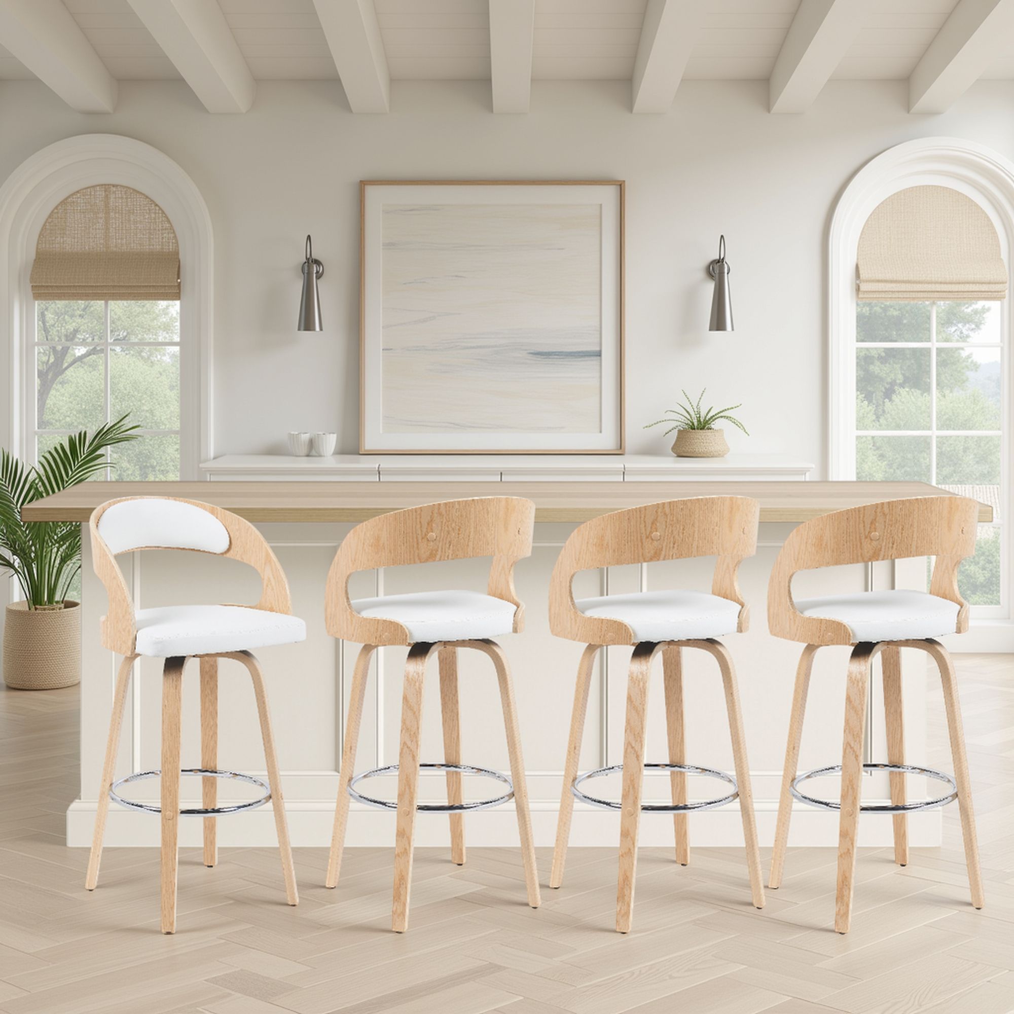 Shelly - 30" Bar Height Swivel Bar Stool