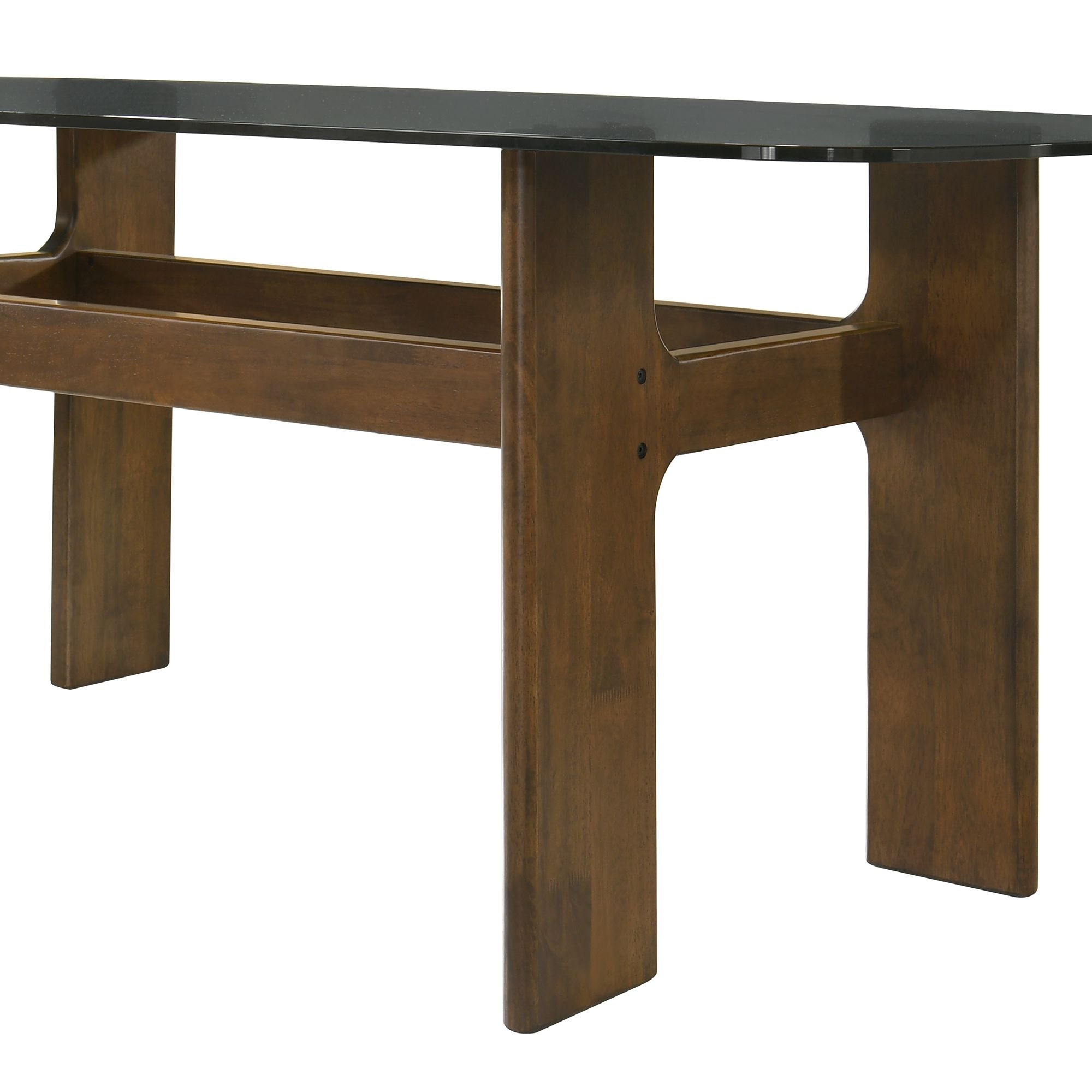 Ileena - 7-Piece Wood Dining Set - Walnut