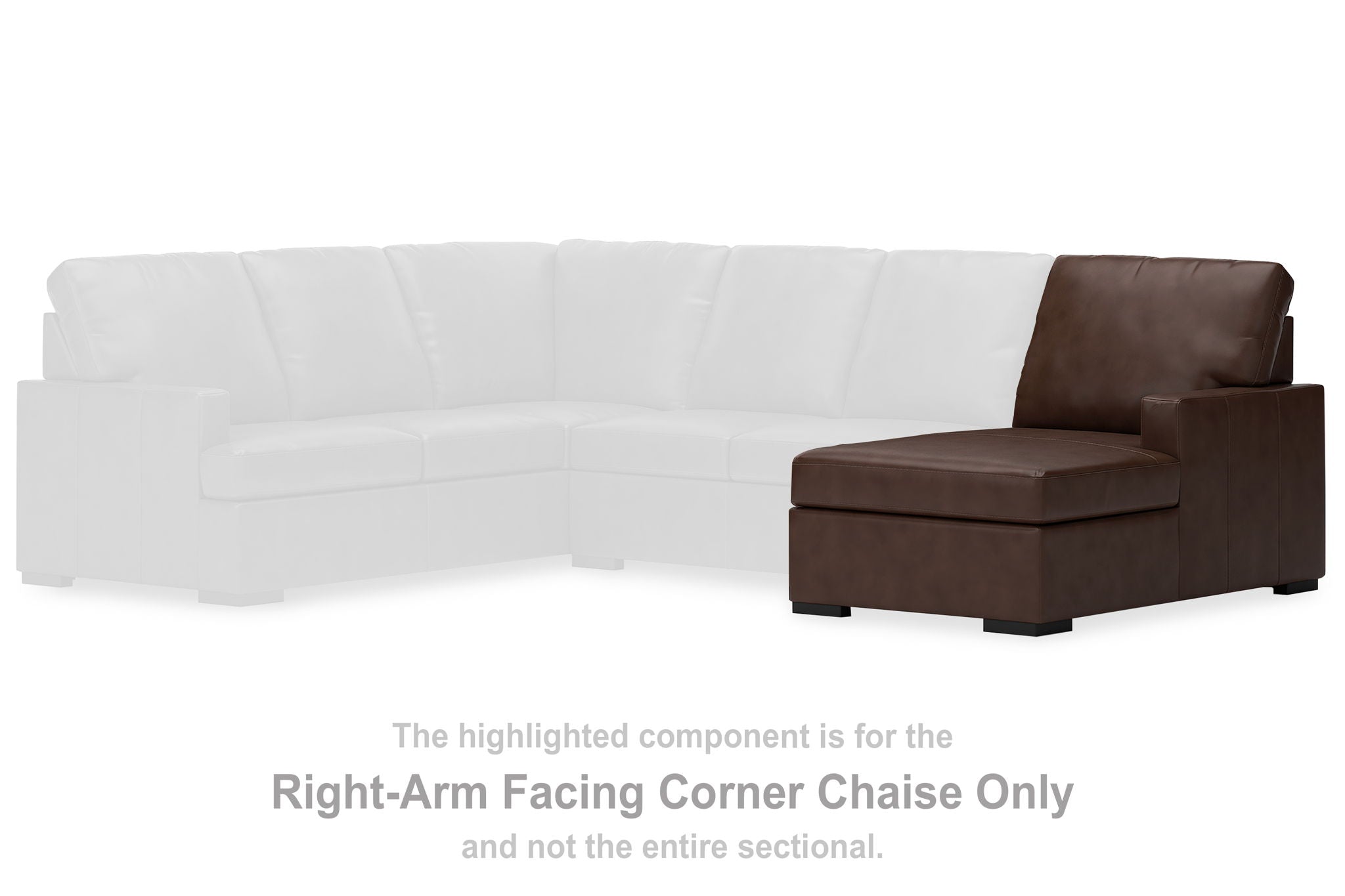 McDowlan - RAF Corner Chaise - Coffee
