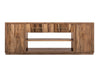 Balam - 80" Wall Unit With Electric Fireplace - Light Brown