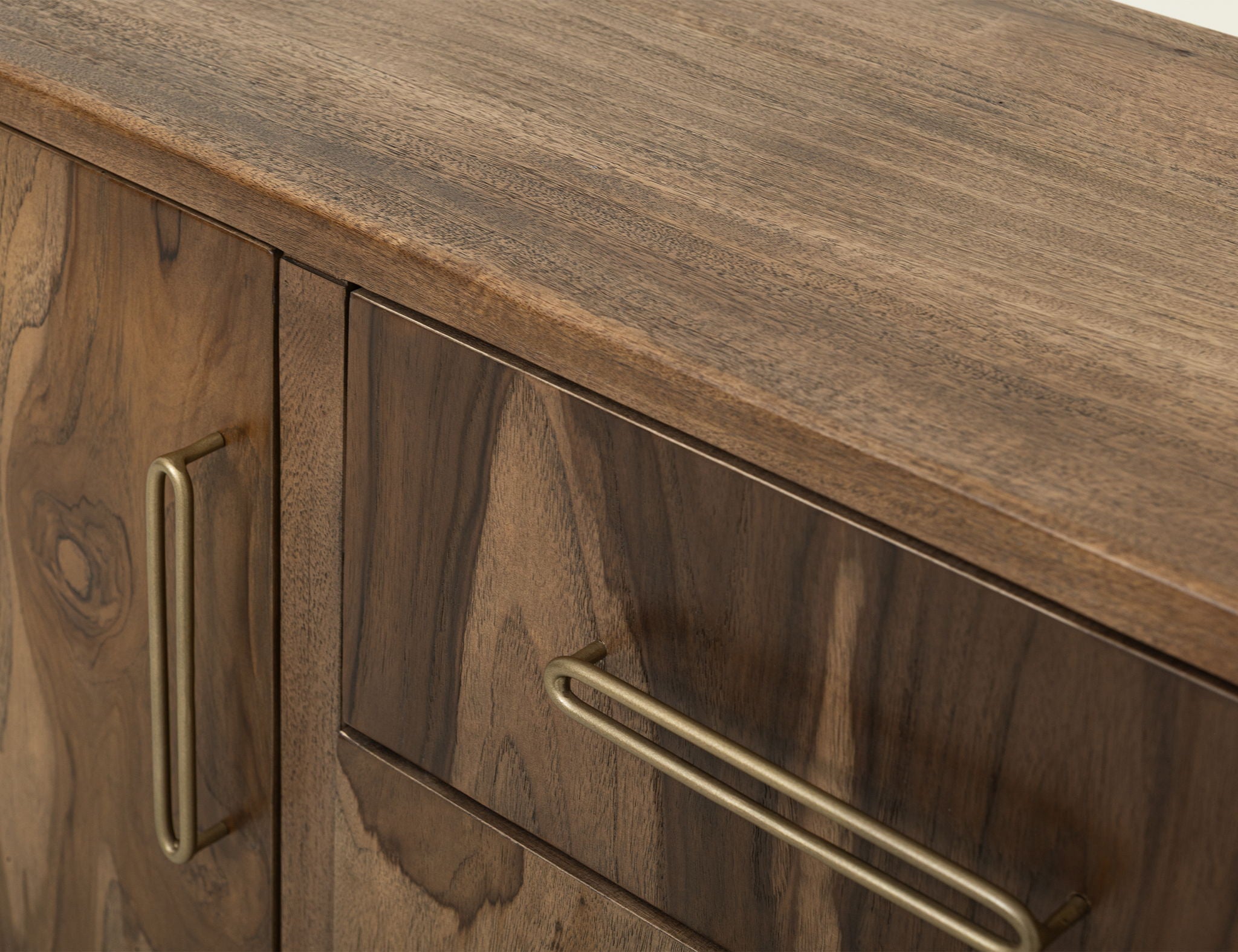 Balam - 4 Drawer & 2 Door Buffet - Light Brown