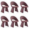 Angelina - Modern Curved Back Upholstered Dining Chair