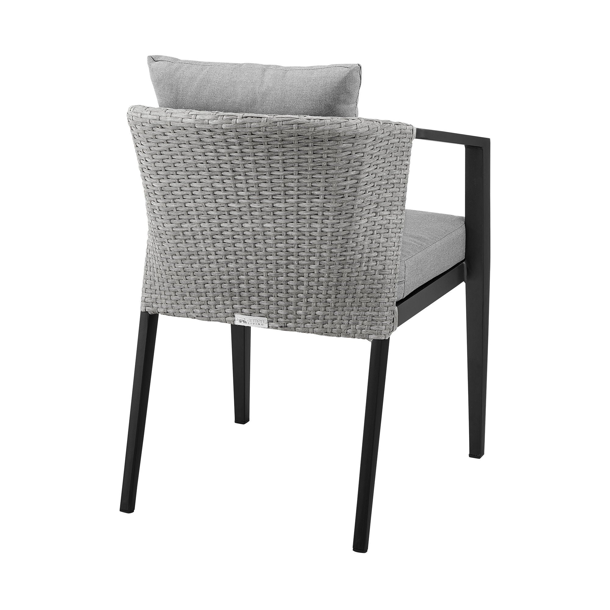 Palma - Outdoor Patio Dining Chairs With Cushions (Set of 2) - Aluminum