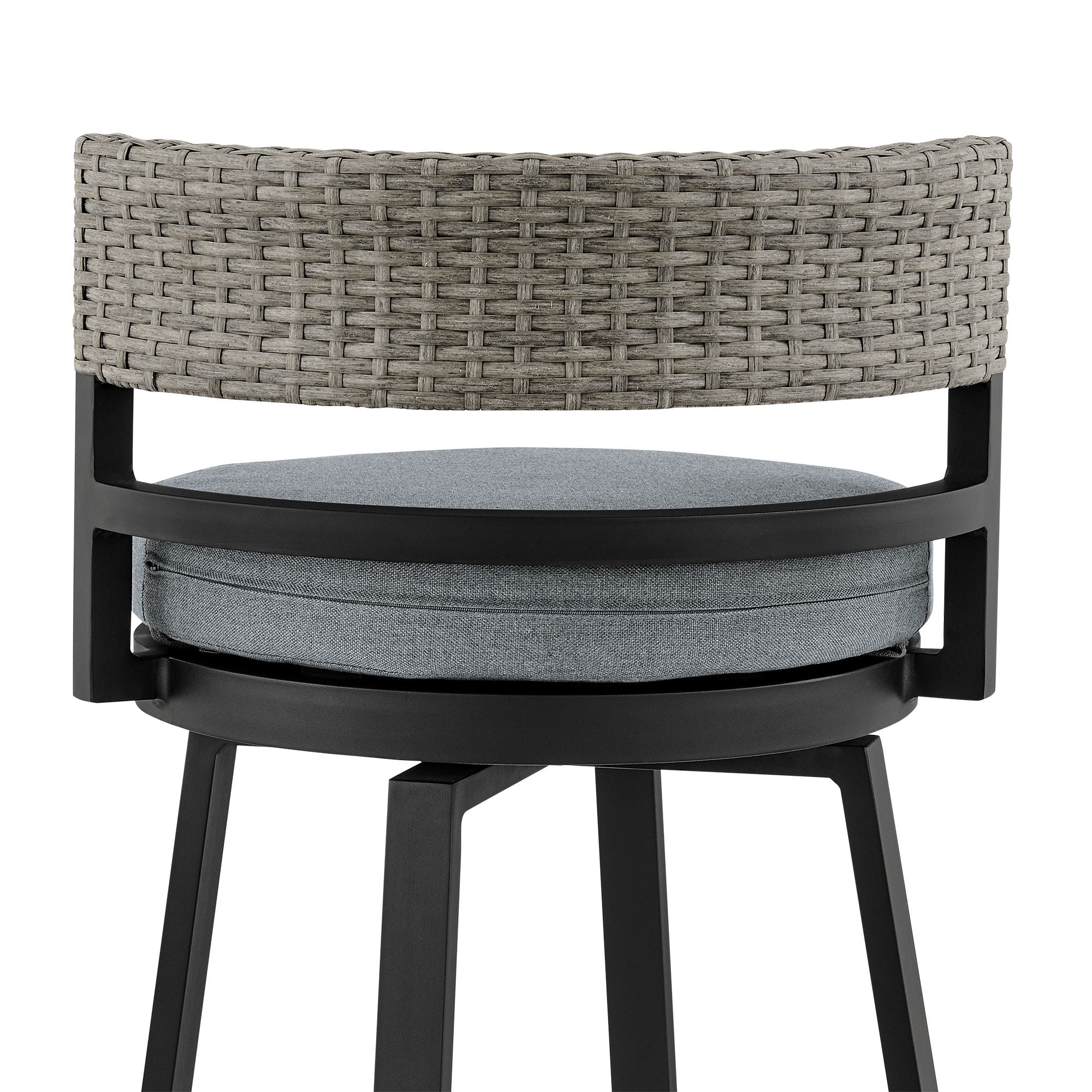 Encinitas - Outdoor Patio Counter Height Swivel Bar Stool Set