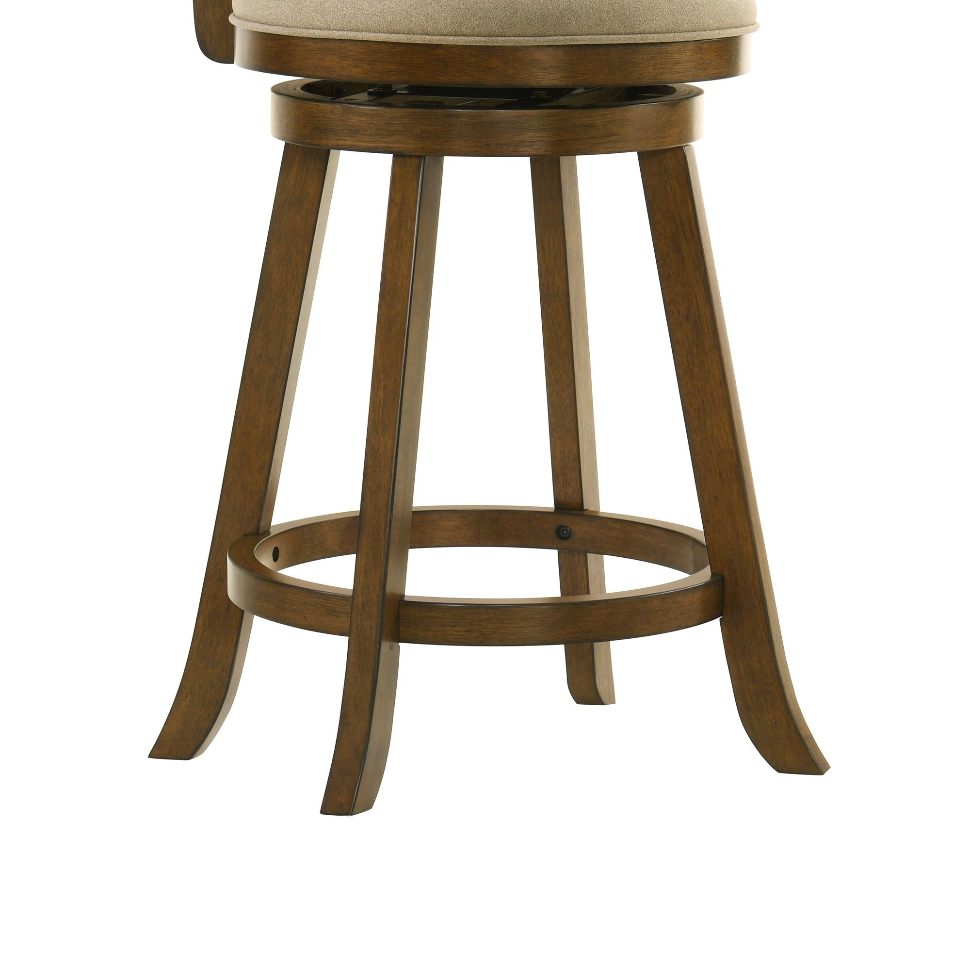 Aiden - Modern Farmhouse Swivel Wood Counter Height Kitchen Bar Stool