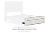 Zuraleus - Queen Storage Footboard - White