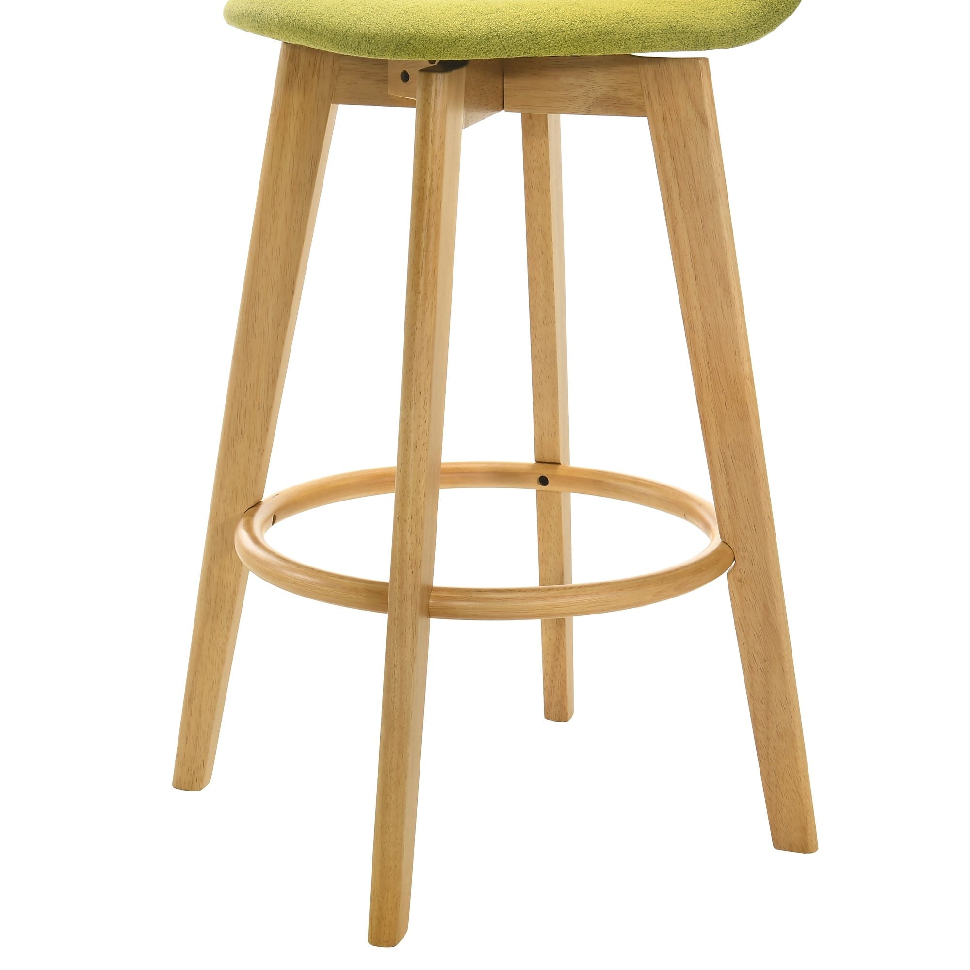 Vera - Upholstered Wood Counter Height Barstool