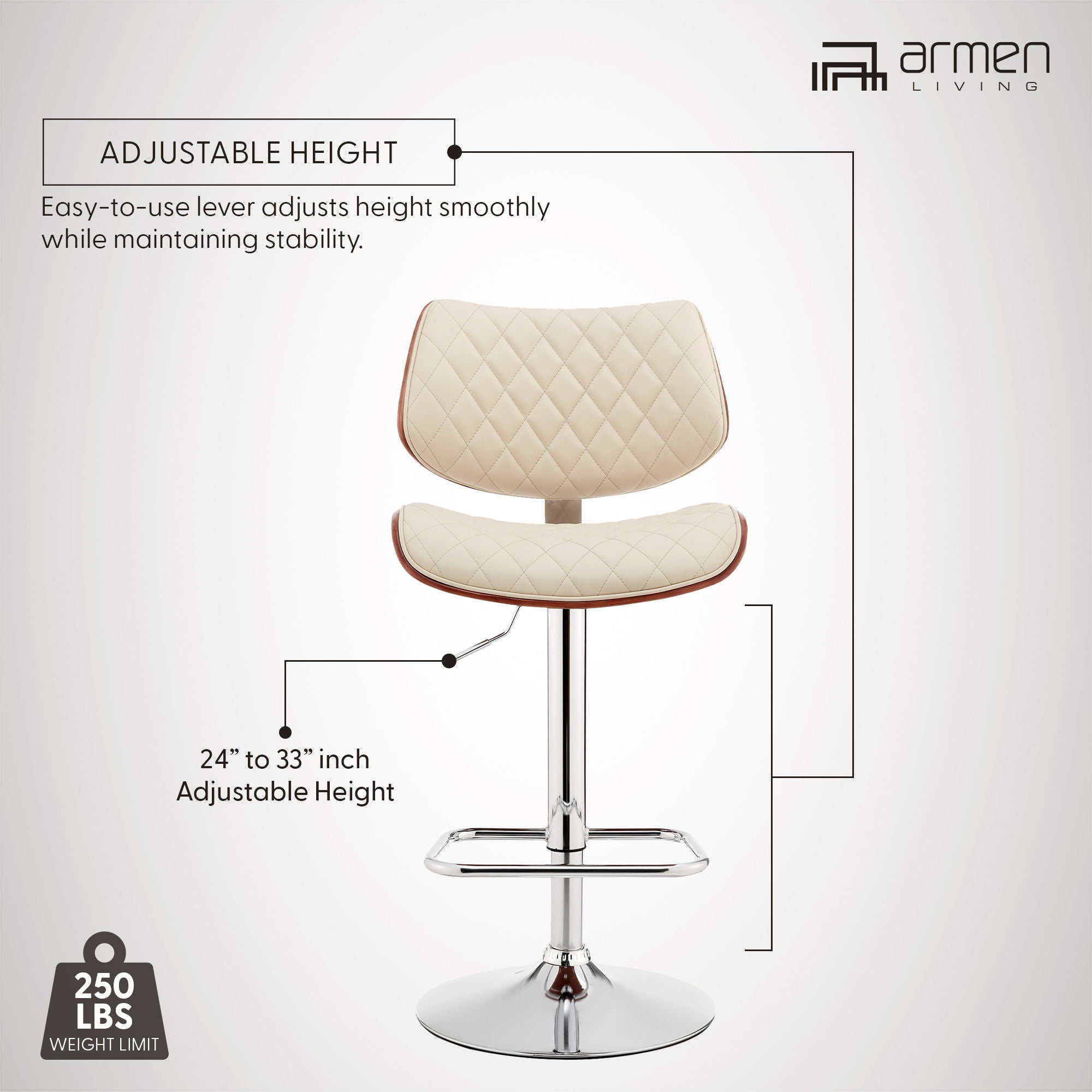 Leland - Adjustable Bar Stool