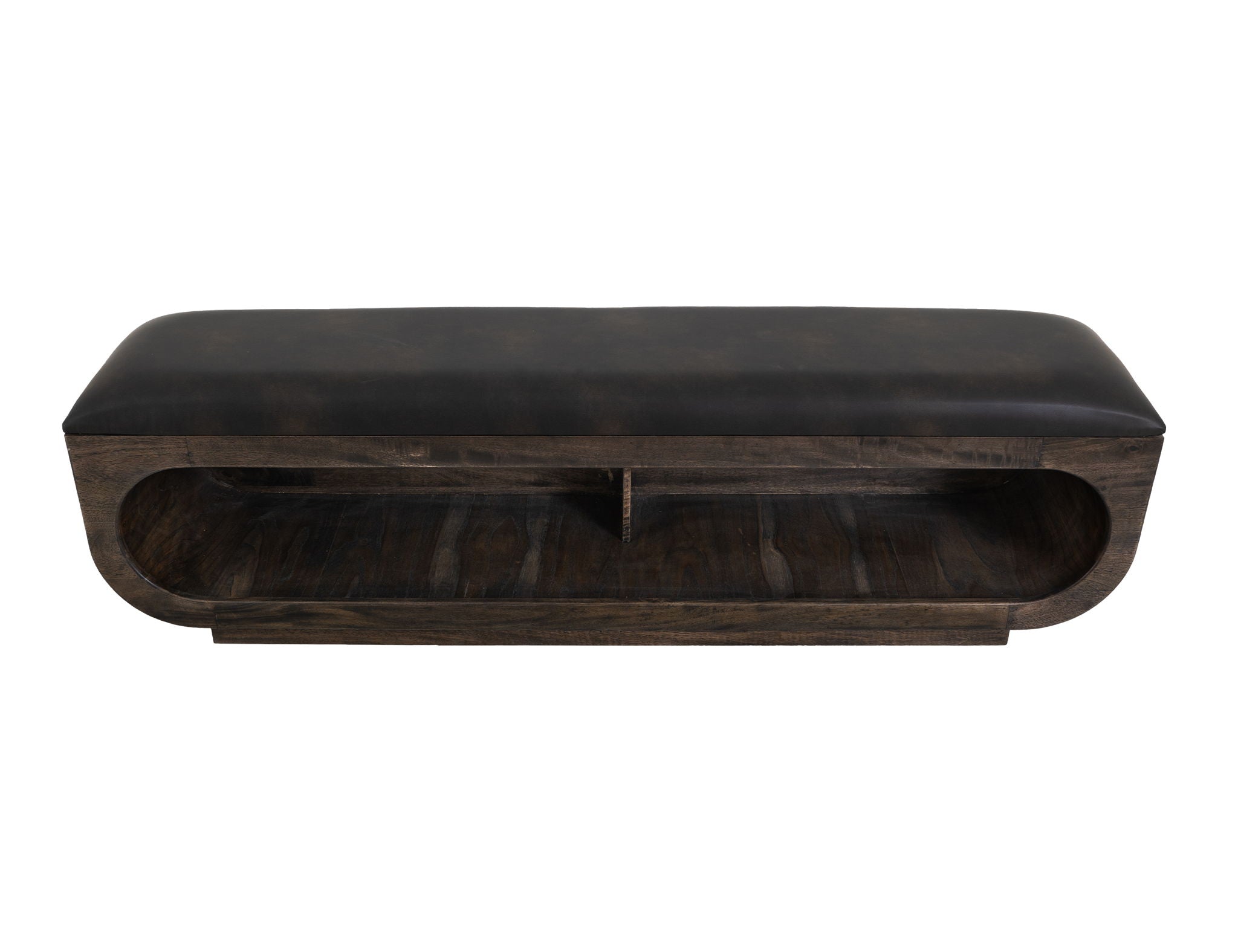 Balam - Wooden Bench With Cushioned Seat
