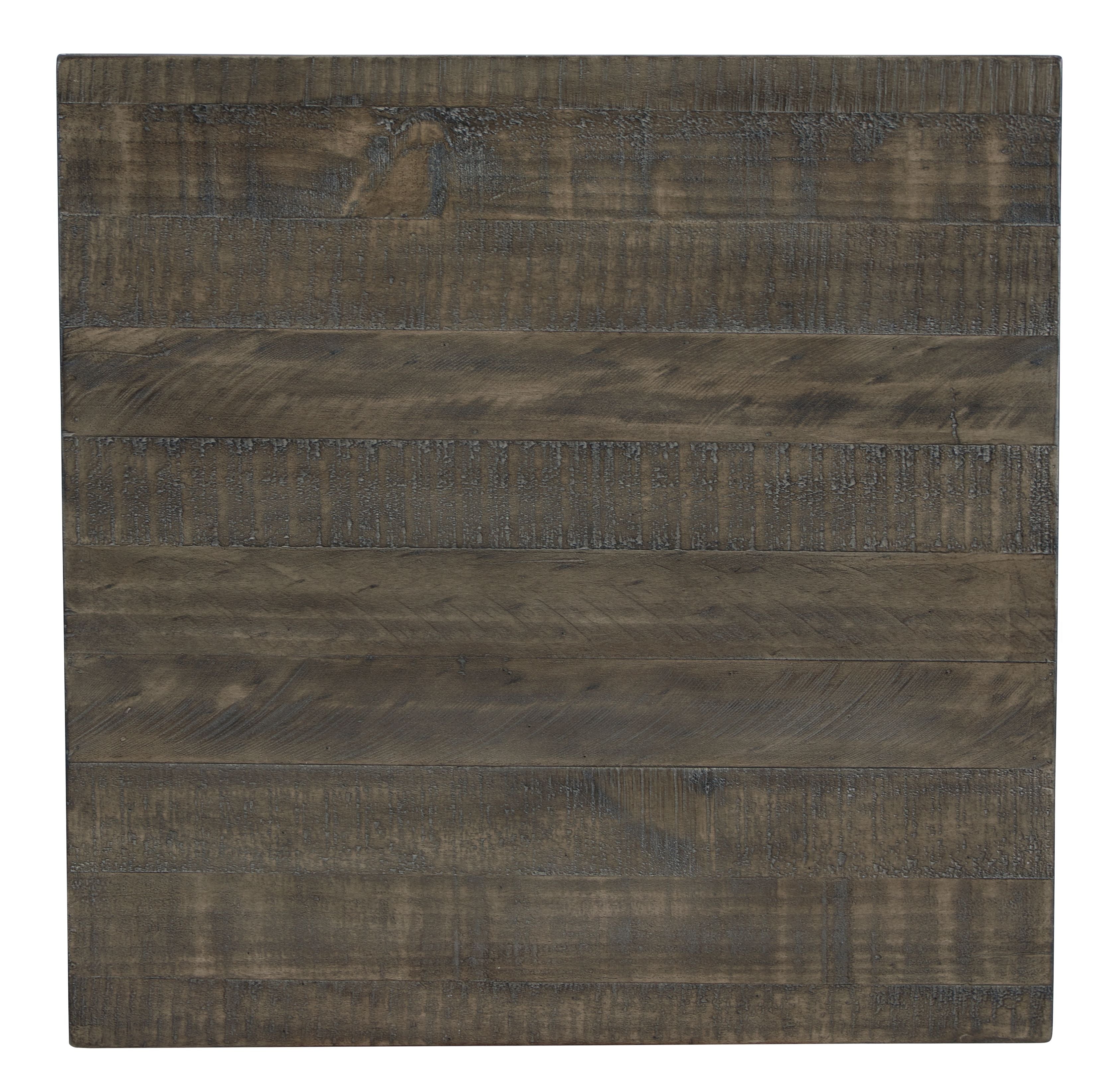 Havalance - Square End Table - White / Gray