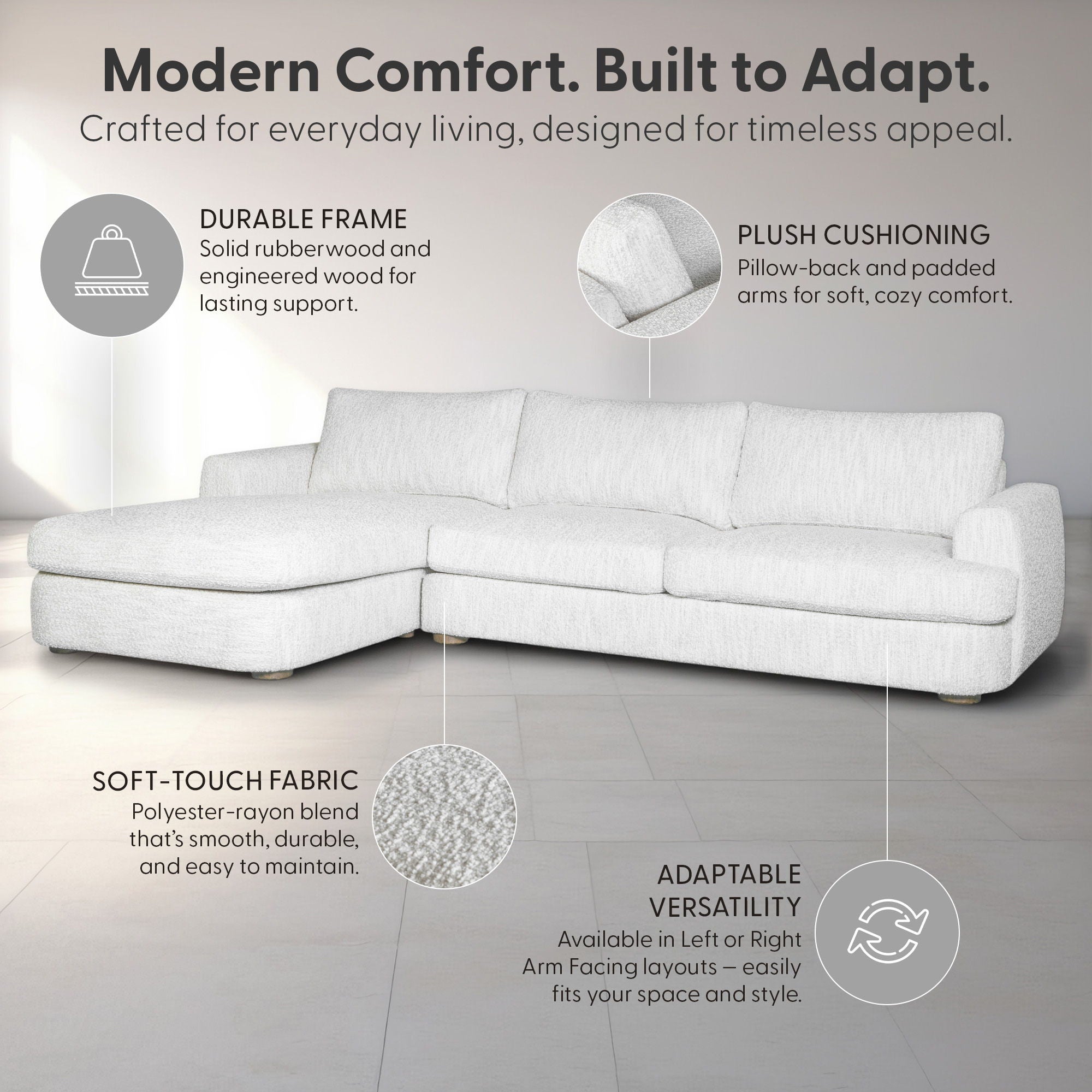 Reid - Rectangular Sectional Sofa