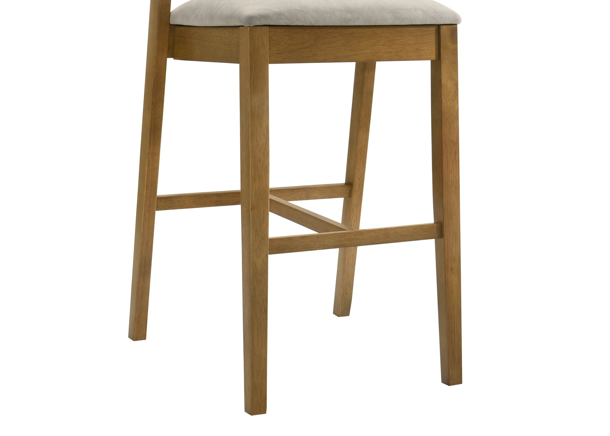 Landyn - 30" Amber Glow Bar Height Rubberwood Barstool
