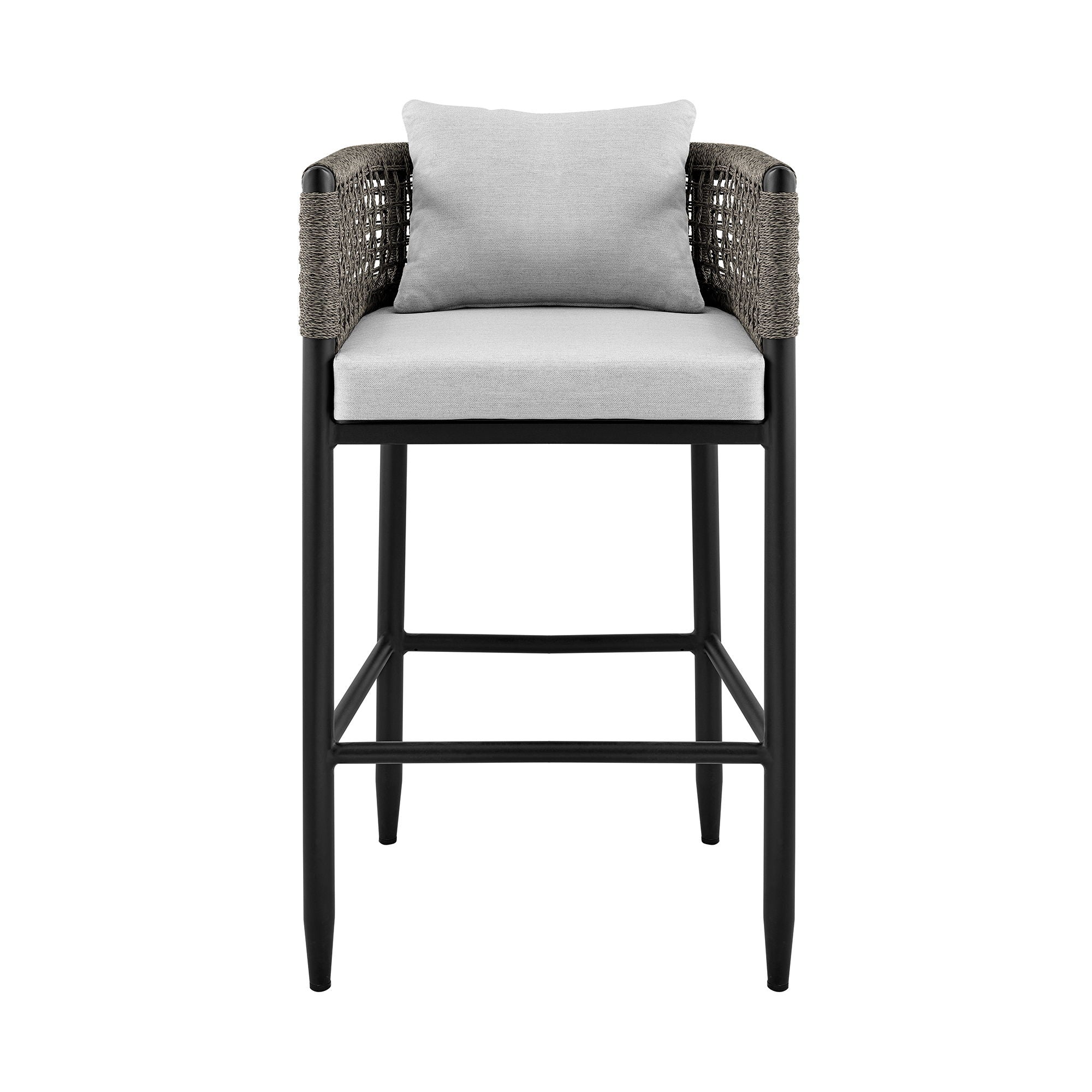 Alegria - Outdoor Patio Bar Stool With Cushions