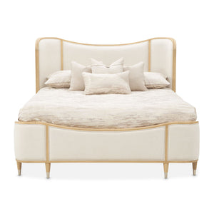 Camellia Field - Upholstered Panel Bed