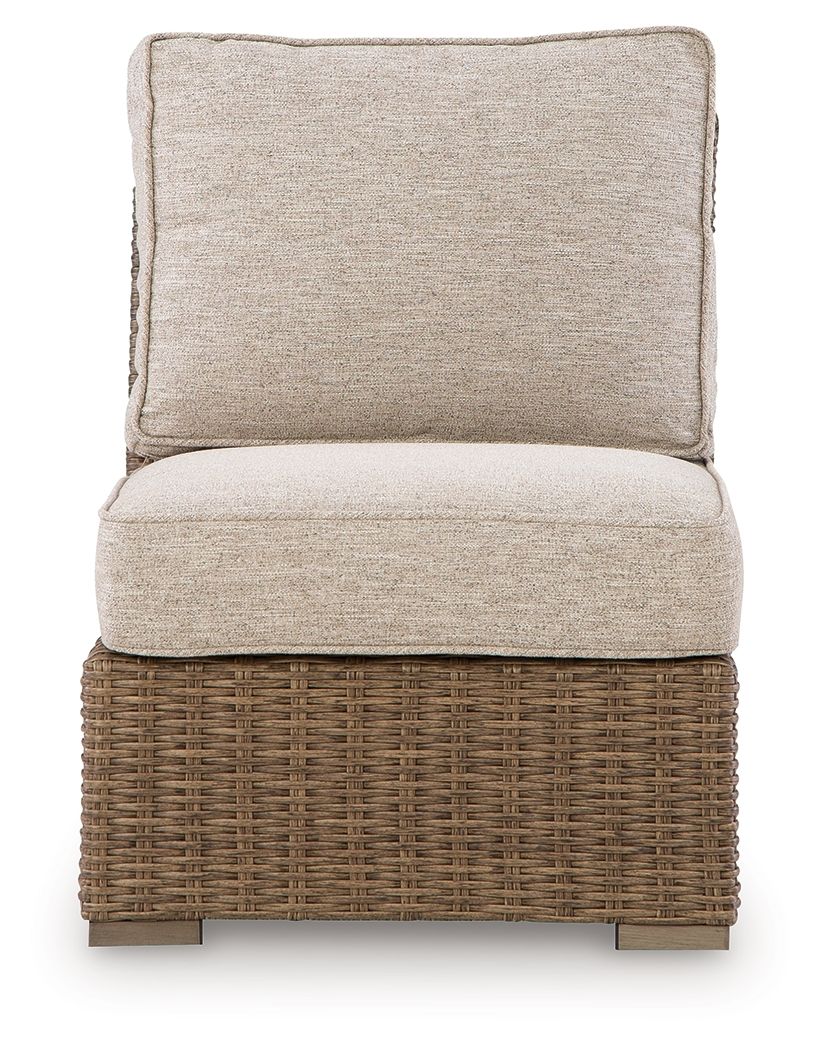 Laguna Heights - Armless Chair With Cushion - Beige