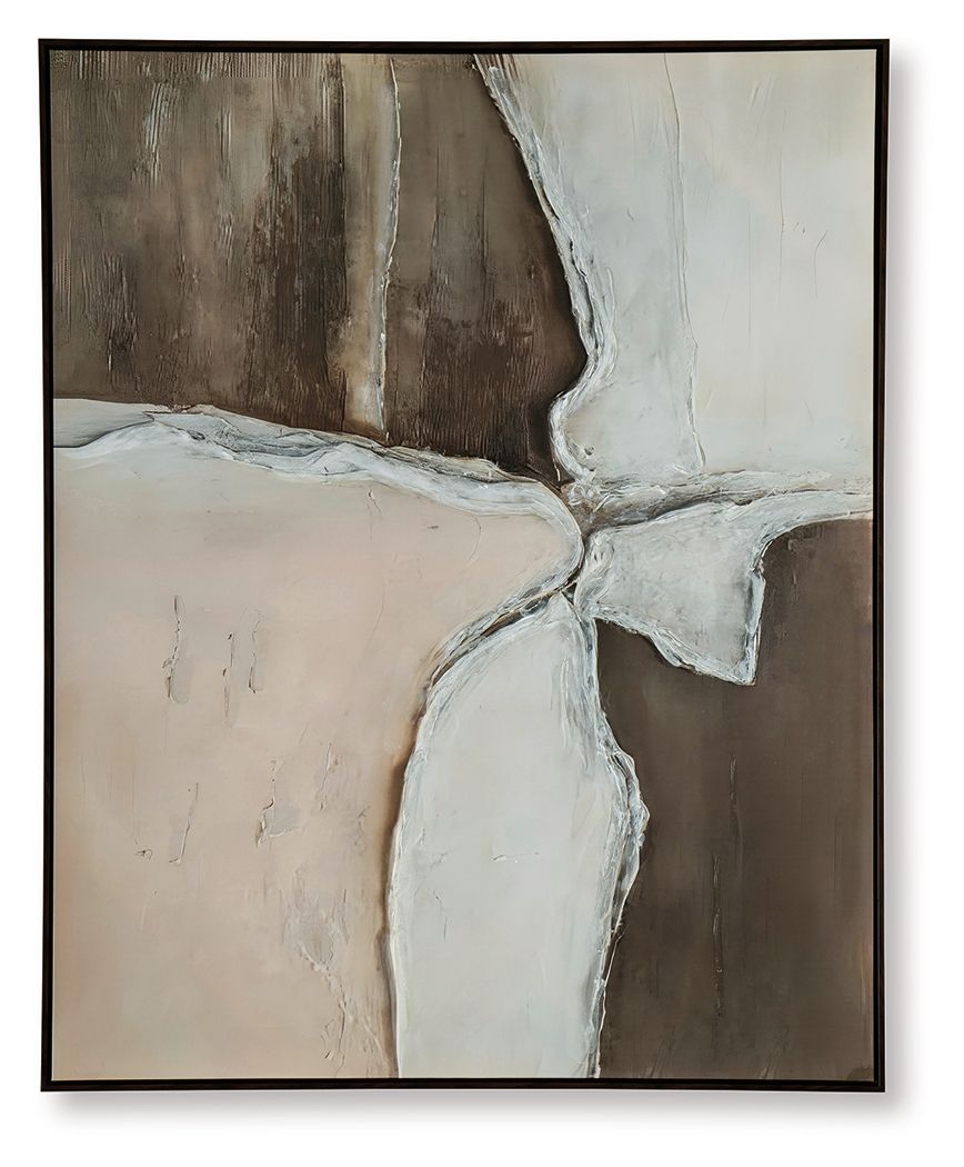 Junward - Wall Art - Brown / Tan / White