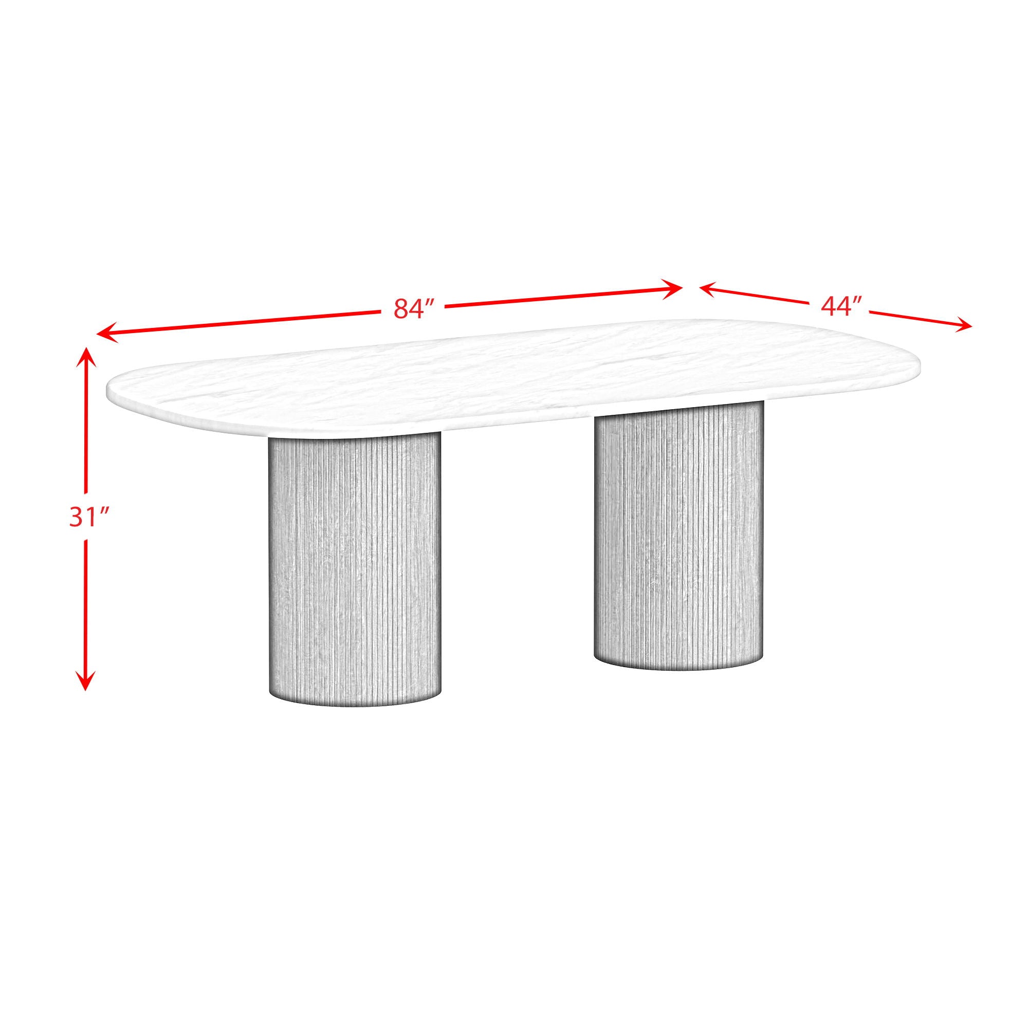 Sylvie - 5 Piece Standard Height Dining Set, Oval Table