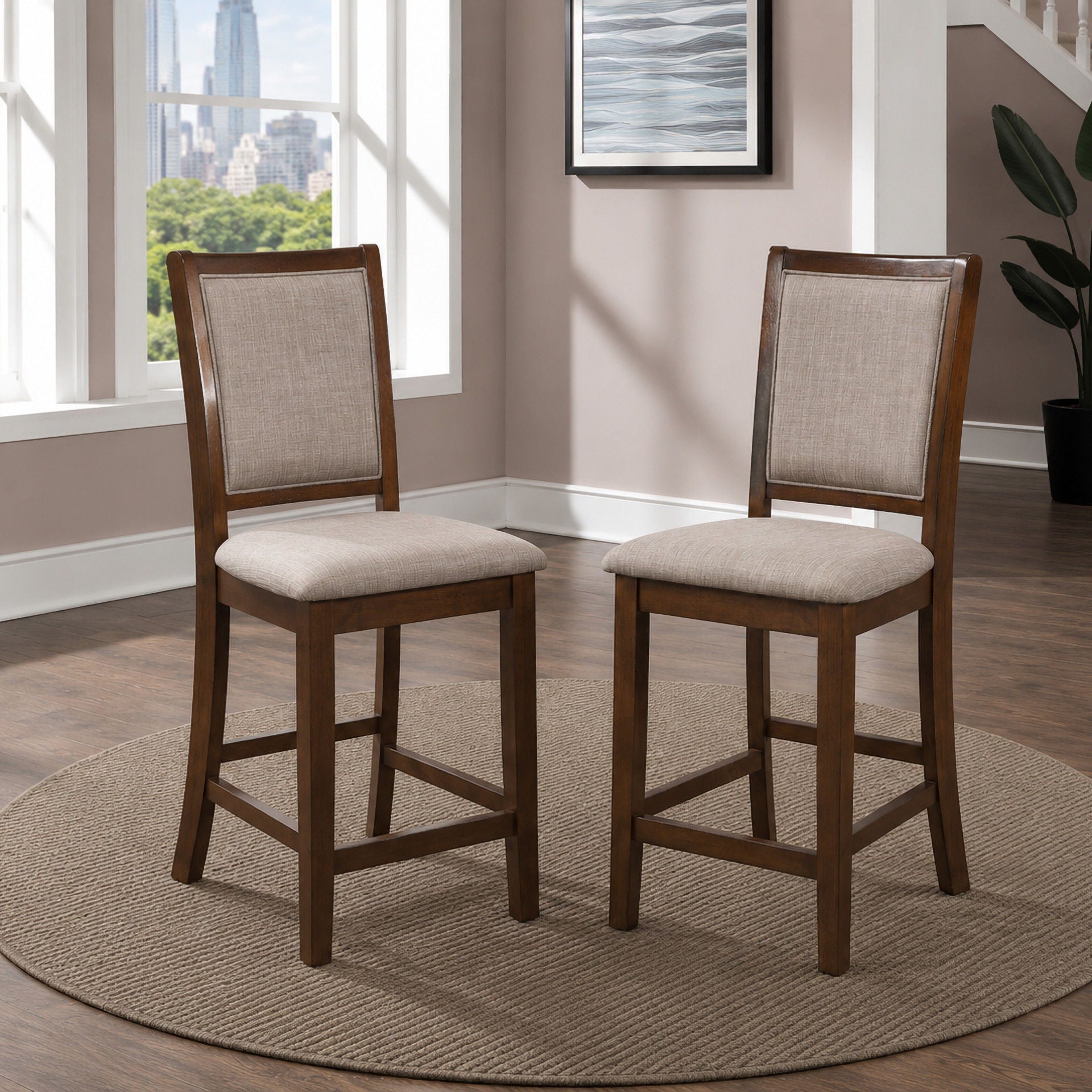 Amy - Counter Chair (Set of 2)