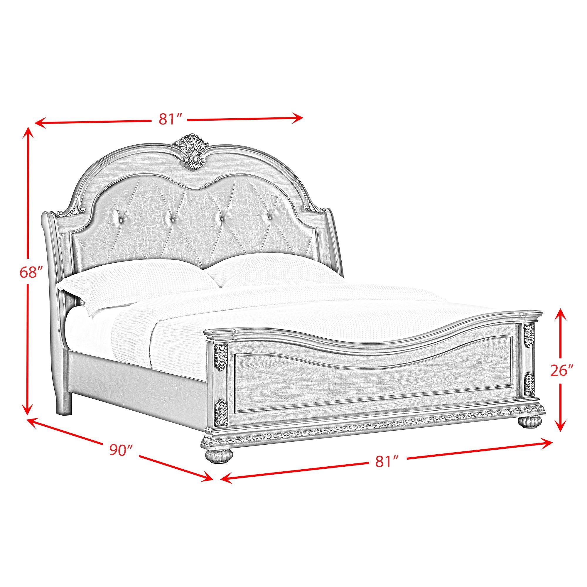 Cadenza - Upholstered Bed With PU