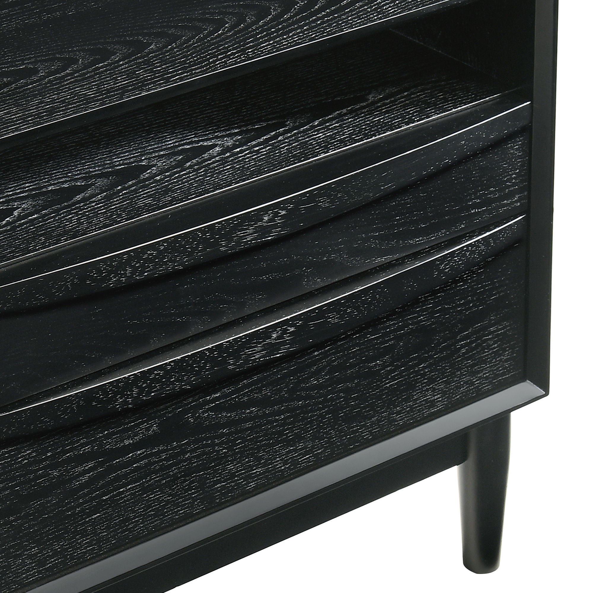 Artemio - 2 Drawer Wooden Nightstand With Shelf