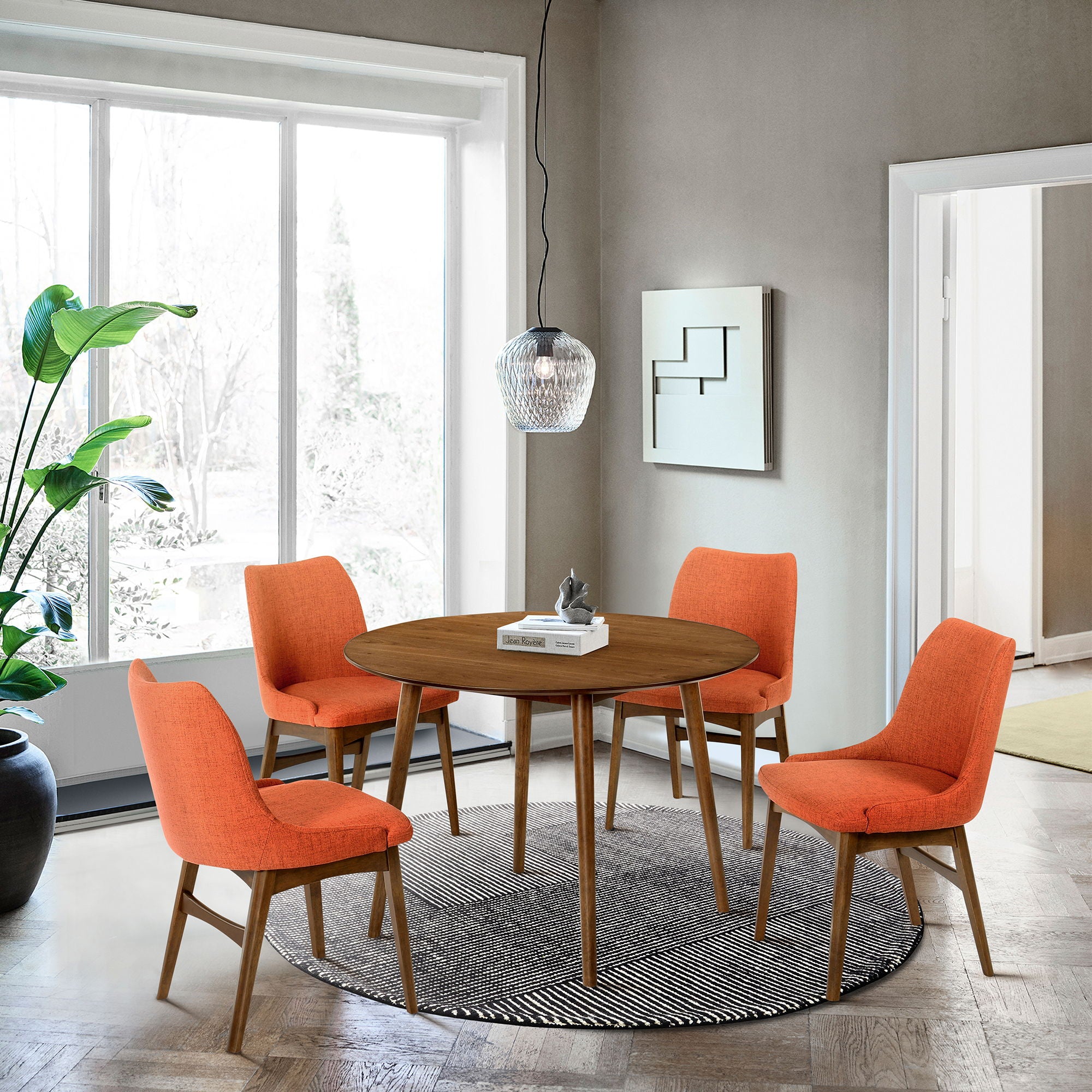 Arcadia And Azalea - 42" Round Dining Set
