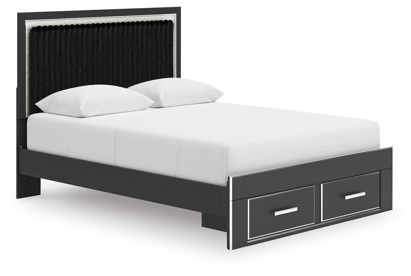 Zuraleus - Upholstered Panel Platform Storage Bed