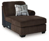 Kimlee - RAF Corner Chaise - Chocolate